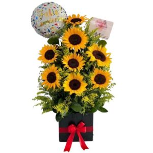 Arreglo de girasoles -floristeria cali